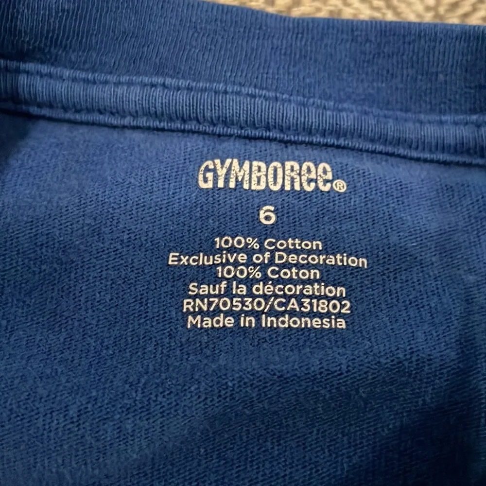 Gymboree dinosaur shirt size 6